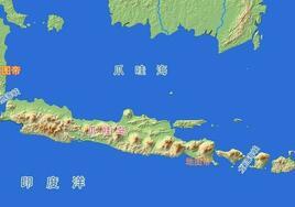 印尼在地图上哪里